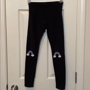 Justice Rainbow Leggings Girls Size 10